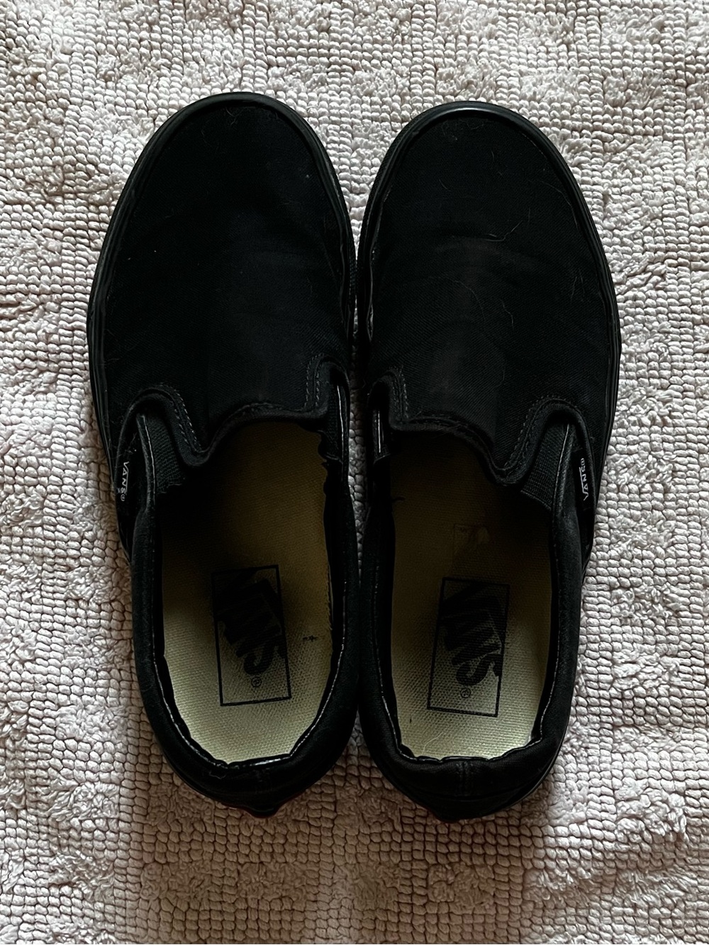 Vans Black Slip-On Shoes